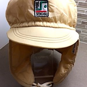Rare Vintage Unused Pool Serchio Tan Ski Cap 1970s